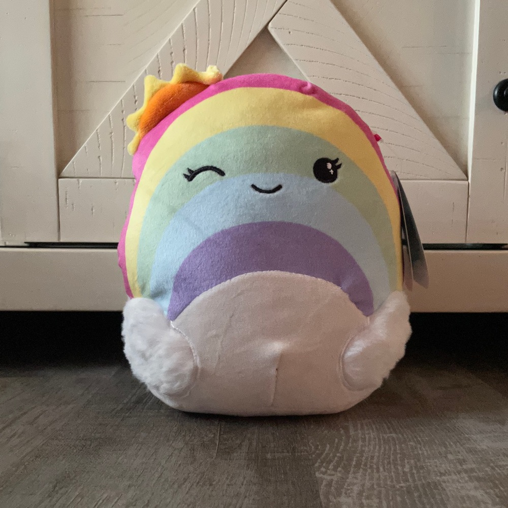 Squishmallows Sunshine the Rainbow 8” Stuffed Plush